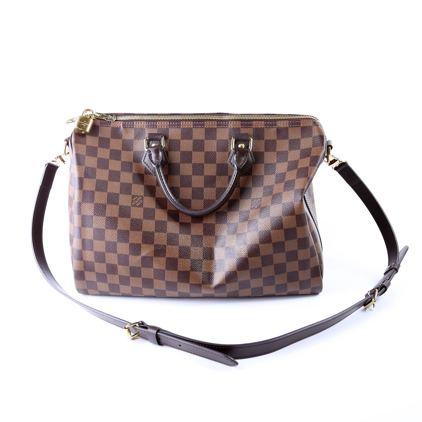 Speedy 35 with Strap Damier Ebene