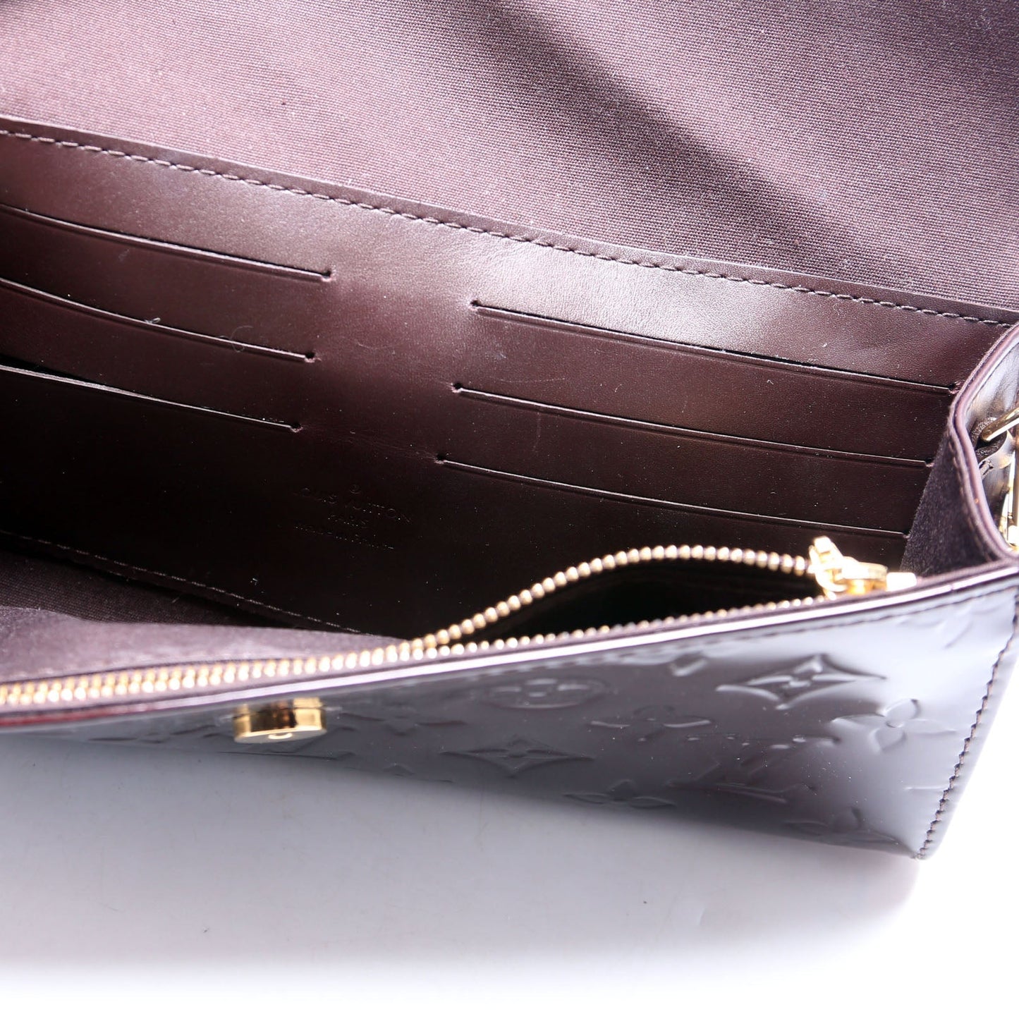 Sunset Boulevard Clutch Vernis Burgundy
