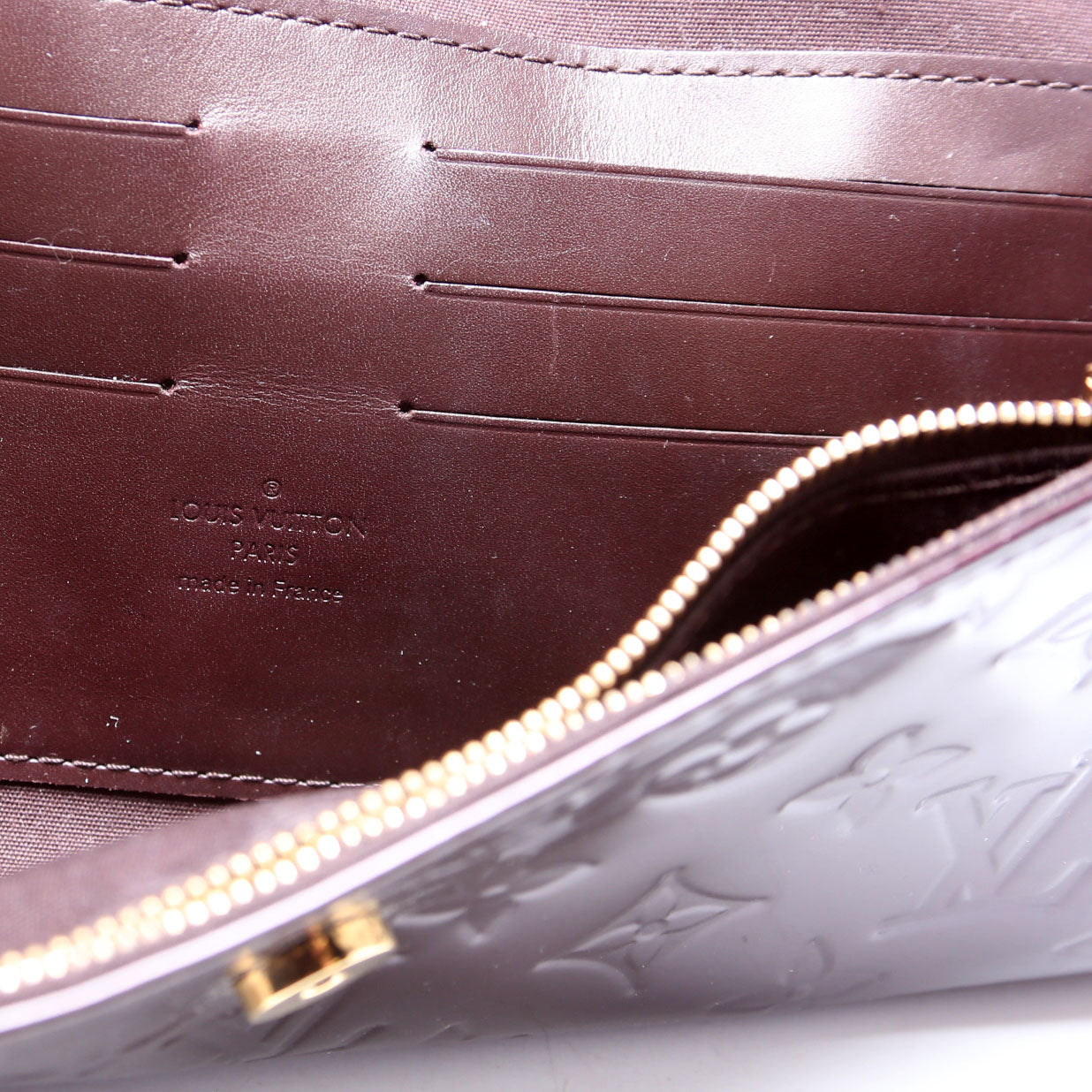 Sunset Boulevard Clutch Vernis Burgundy