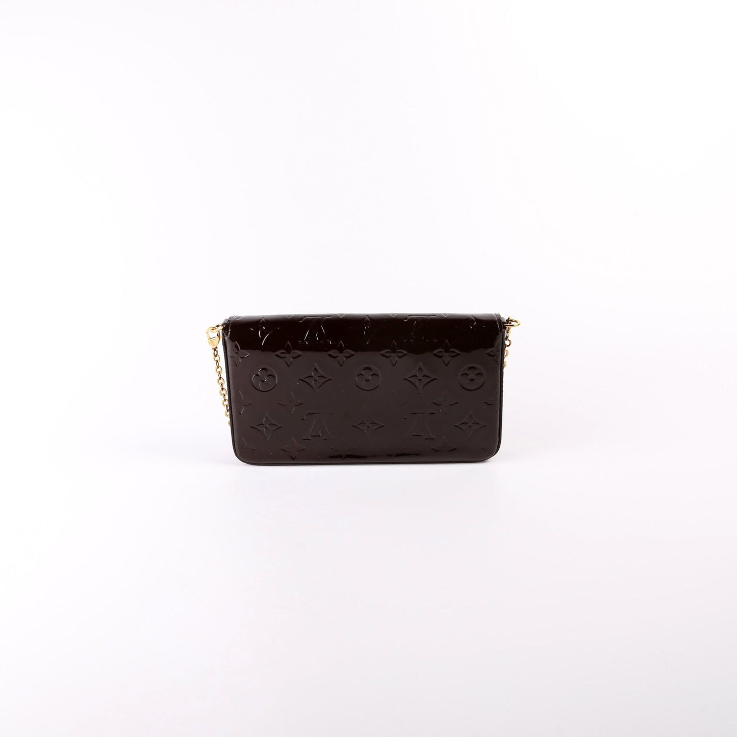 Pochette Felicie Vernis Burgundy