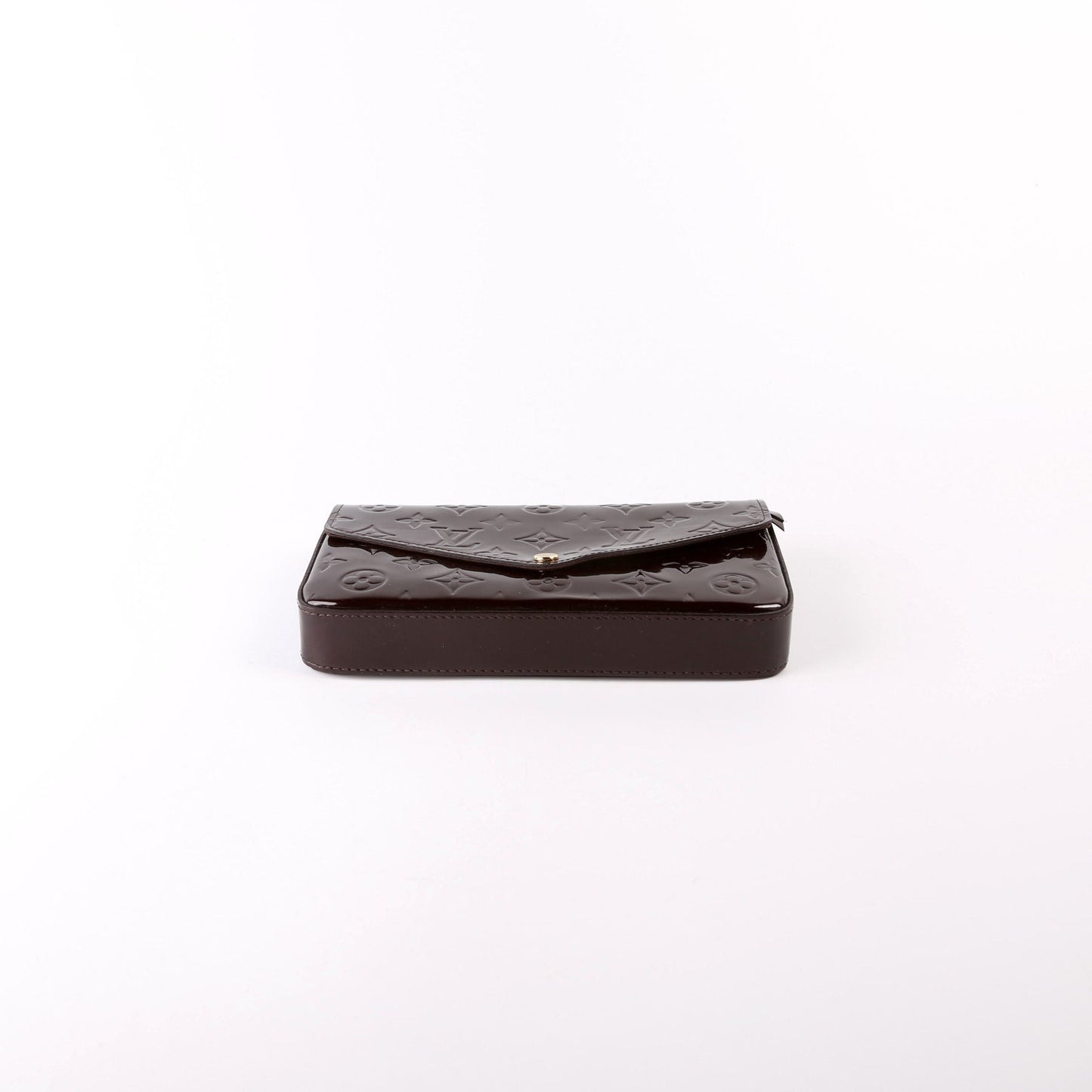 Pochette Felicie Vernis Burgundy