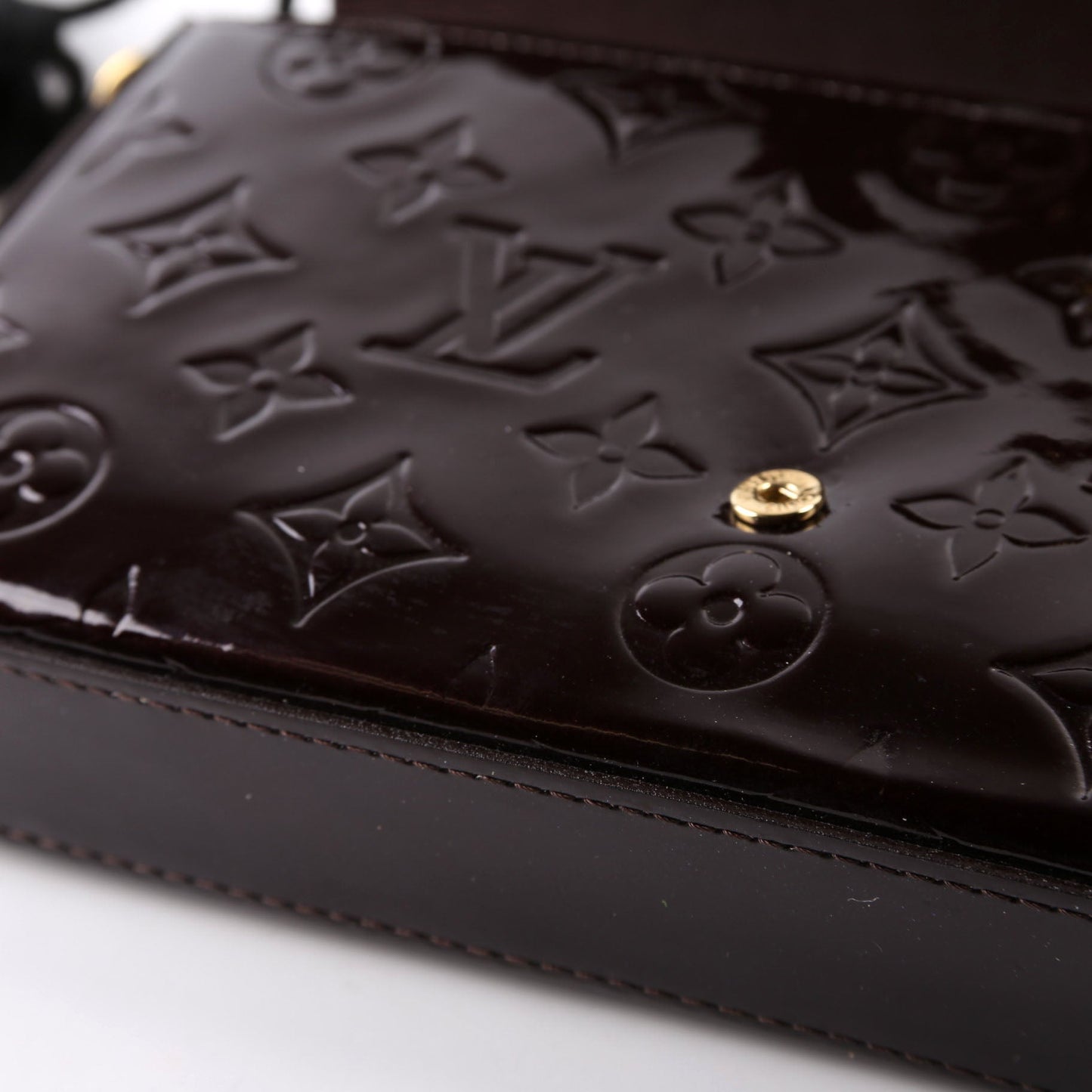 Pochette Felicie Vernis Burgundy