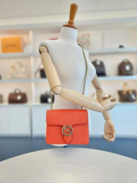 Gucci Interlocking Chain Small Shoulder and Crossbody Bag 138569301