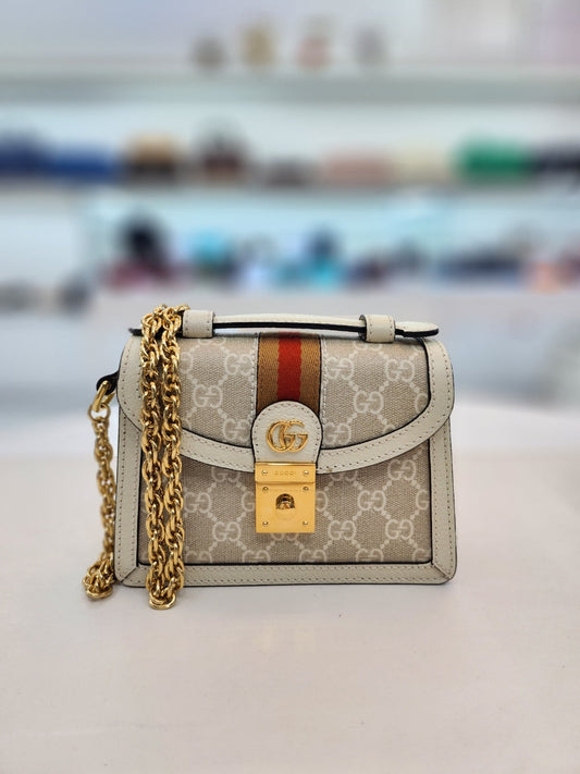 Gucci Ophidia GG Mini Top Handle Crossbody 696180 142453485