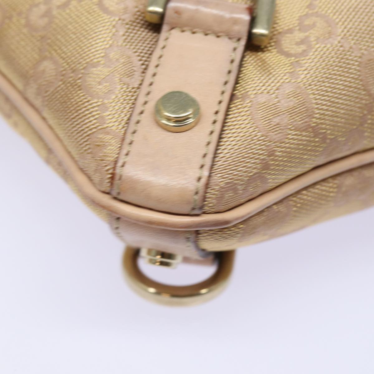 Gucci Gg Canvas Pink Canvas Shoulder Bag ()