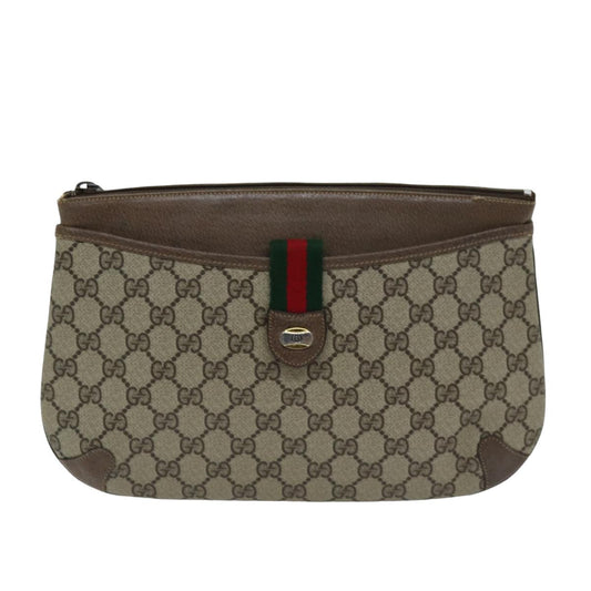 Gucci Ophidia Beige Canvas Shoulder Bag ()
