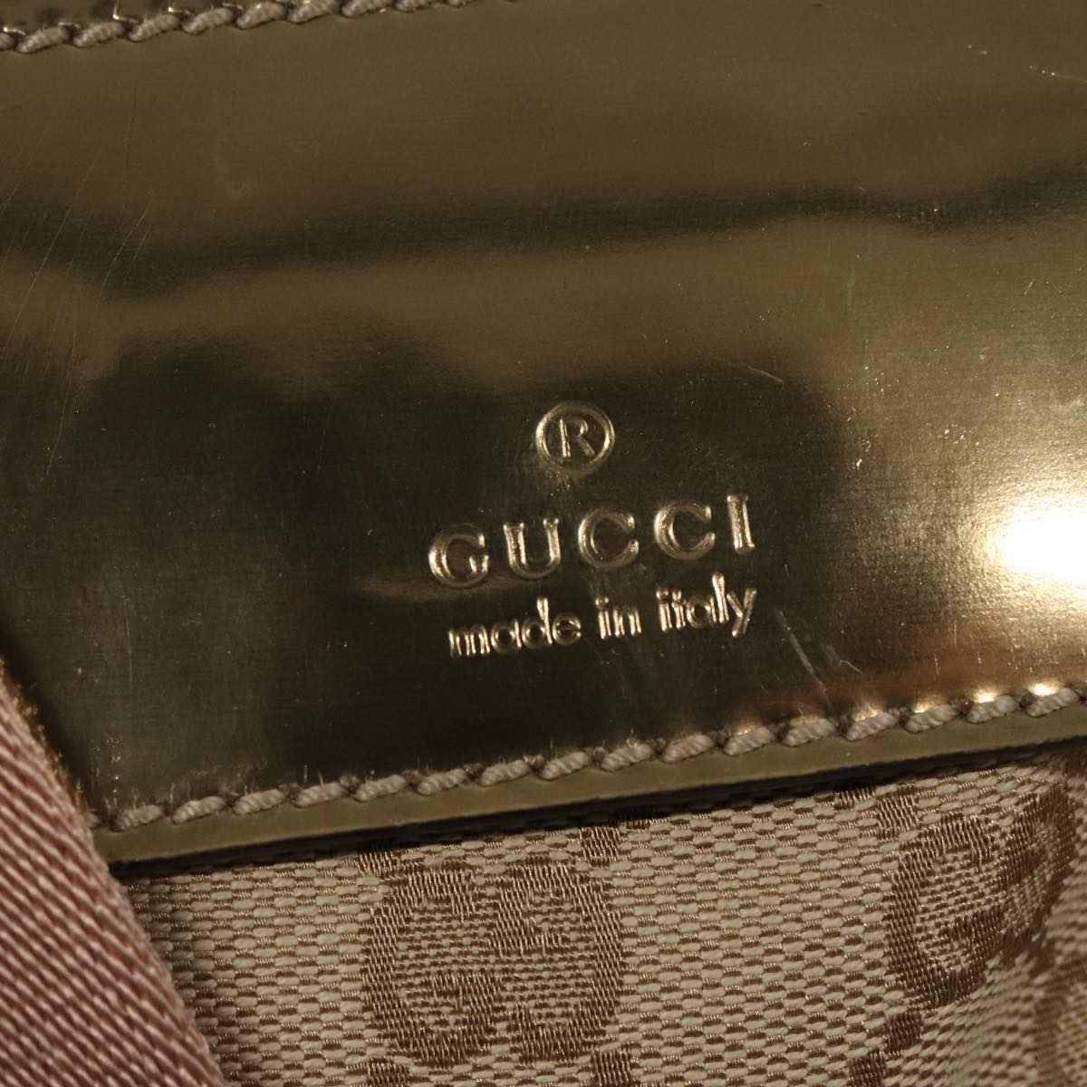 Gucci Beige Canvas Shoulder Bag ()