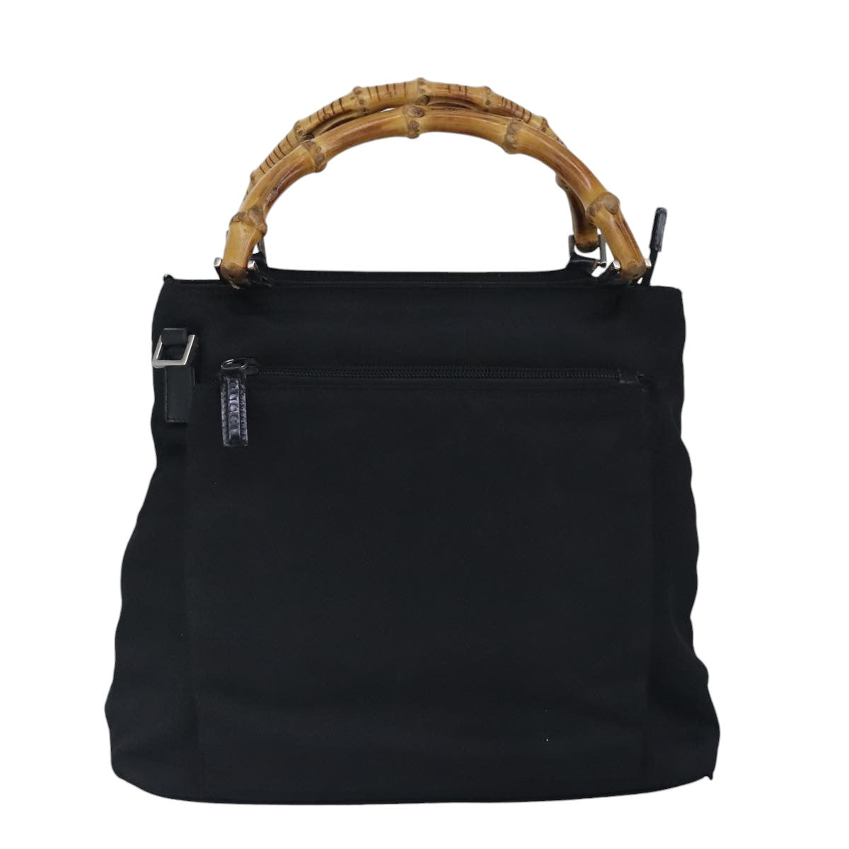 Gucci Bamboo Black Synthetic Handbag ()