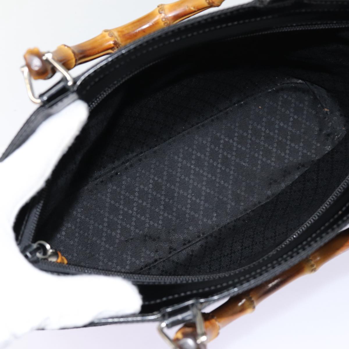 Gucci Bamboo Black Synthetic Handbag ()