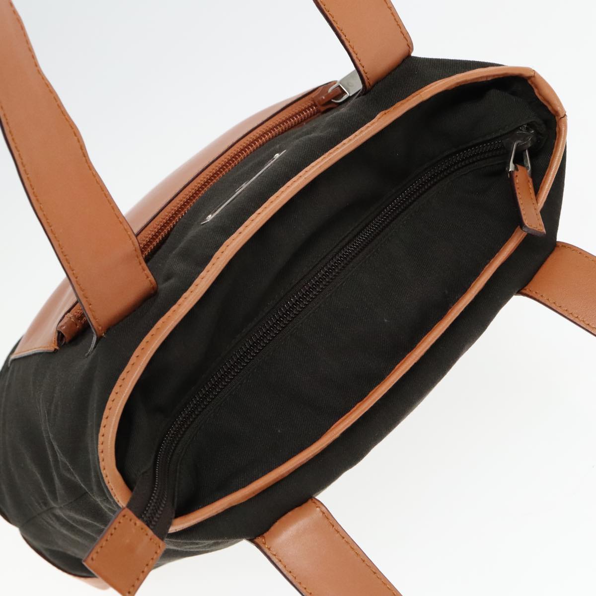 Gucci Khaki Canvas Tote Bag ()