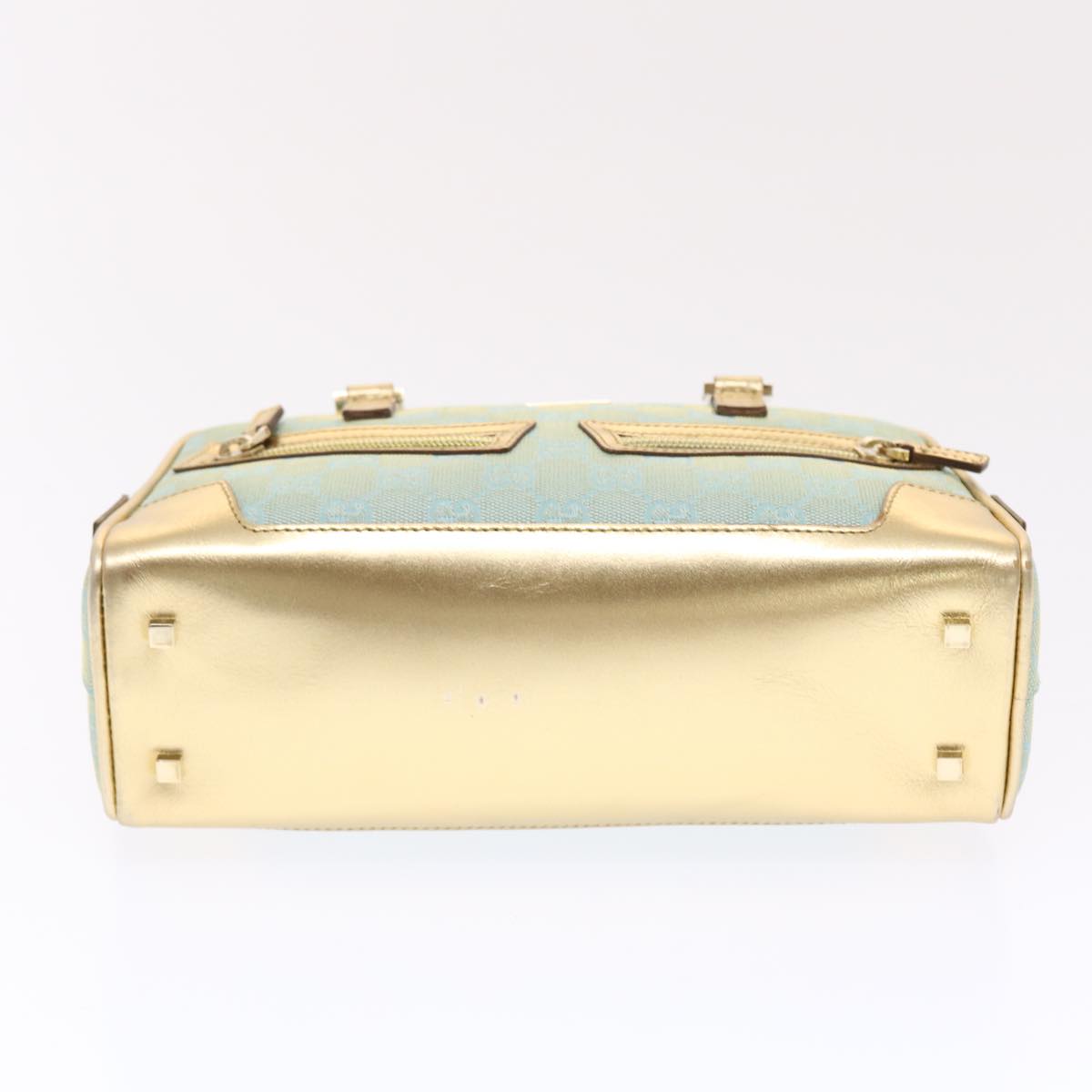 Gucci -- Blue Canvas Handbag ()