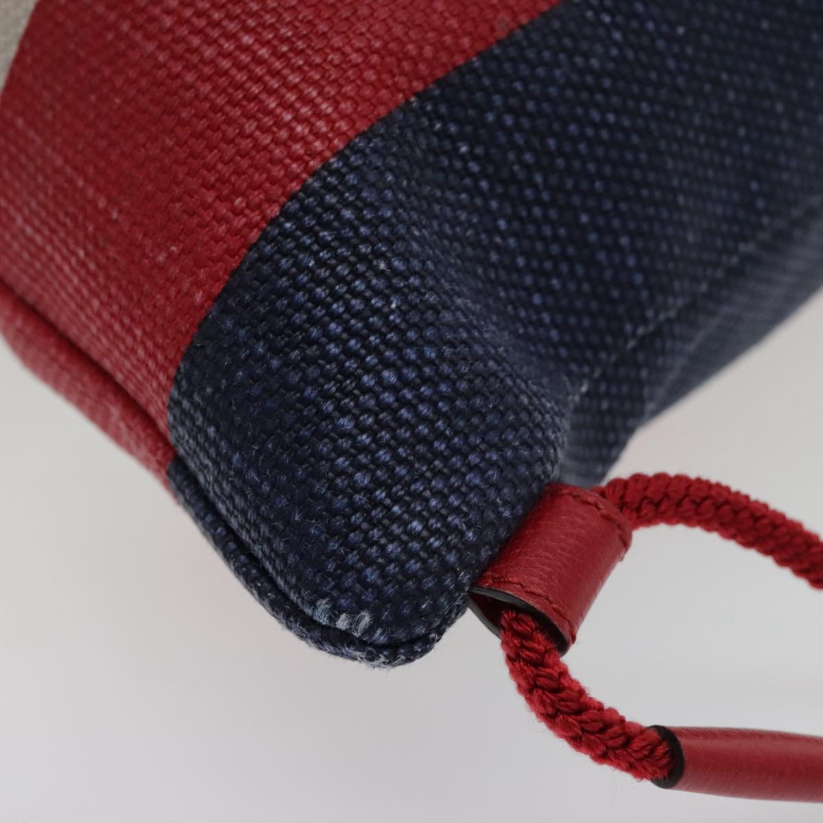 Gucci Blue Canvas Backpack Bag ()