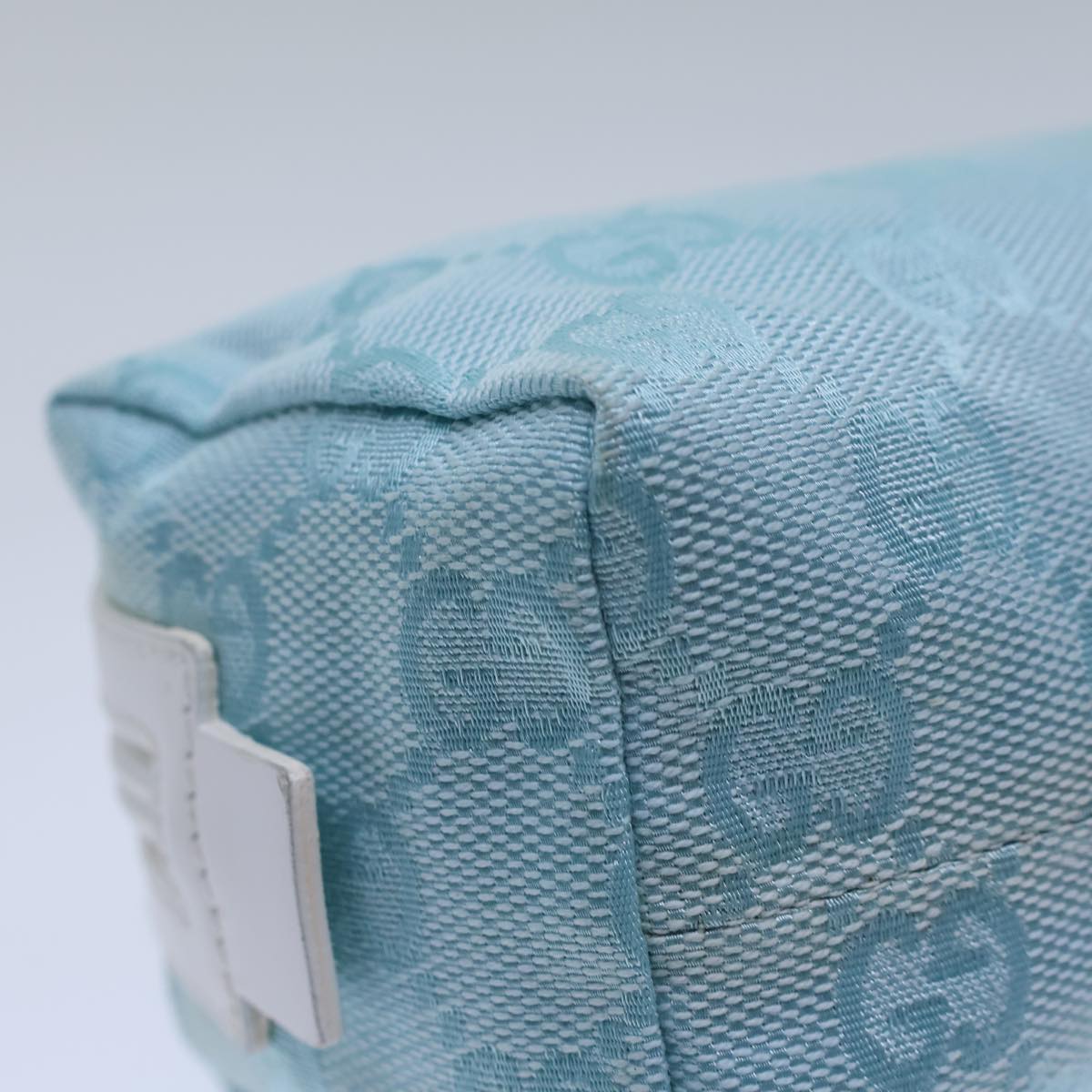 Gucci Gg Canvas Blue Canvas Clutch Bag ()