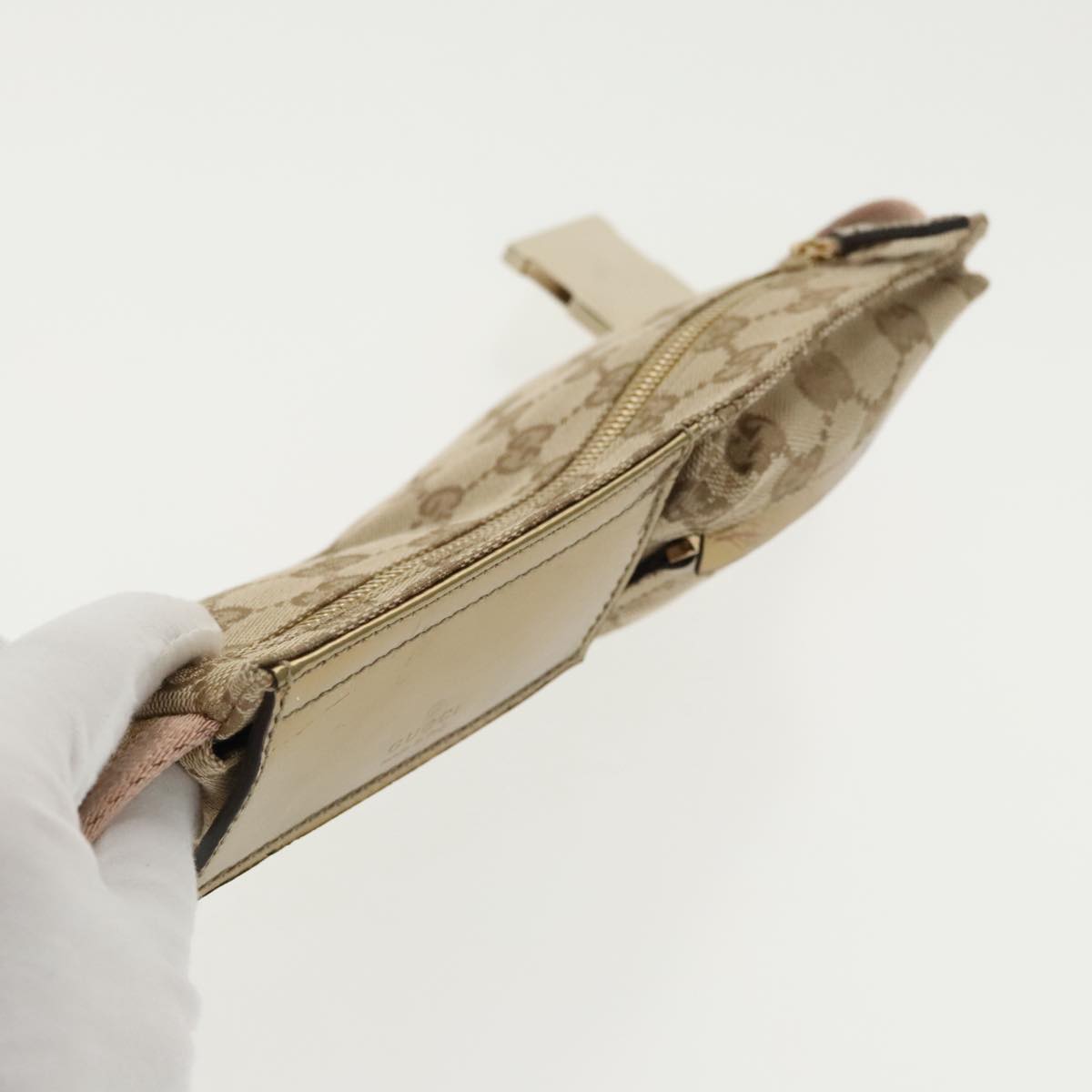 Gucci Beige Canvas Shoulder Bag ()