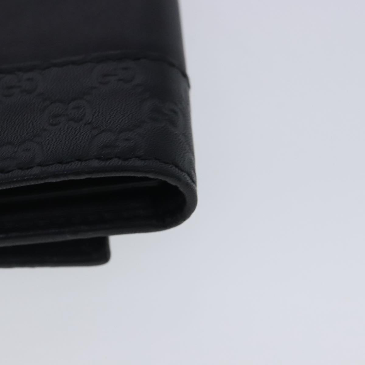 Gucci Key Case Black Leather Wallet  ()