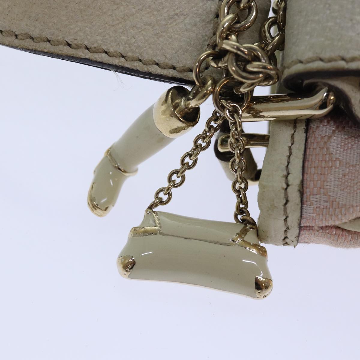 Gucci Gg Canvas Pink Canvas Shoulder Bag ()