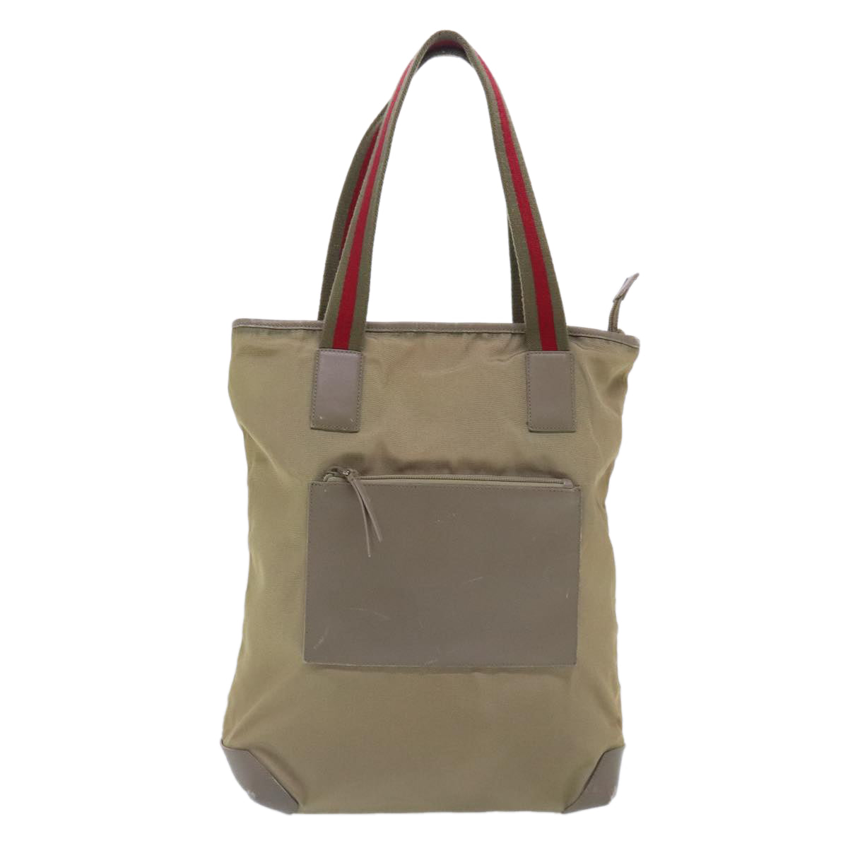 Gucci Sherry Beige Canvas Tote Bag ()