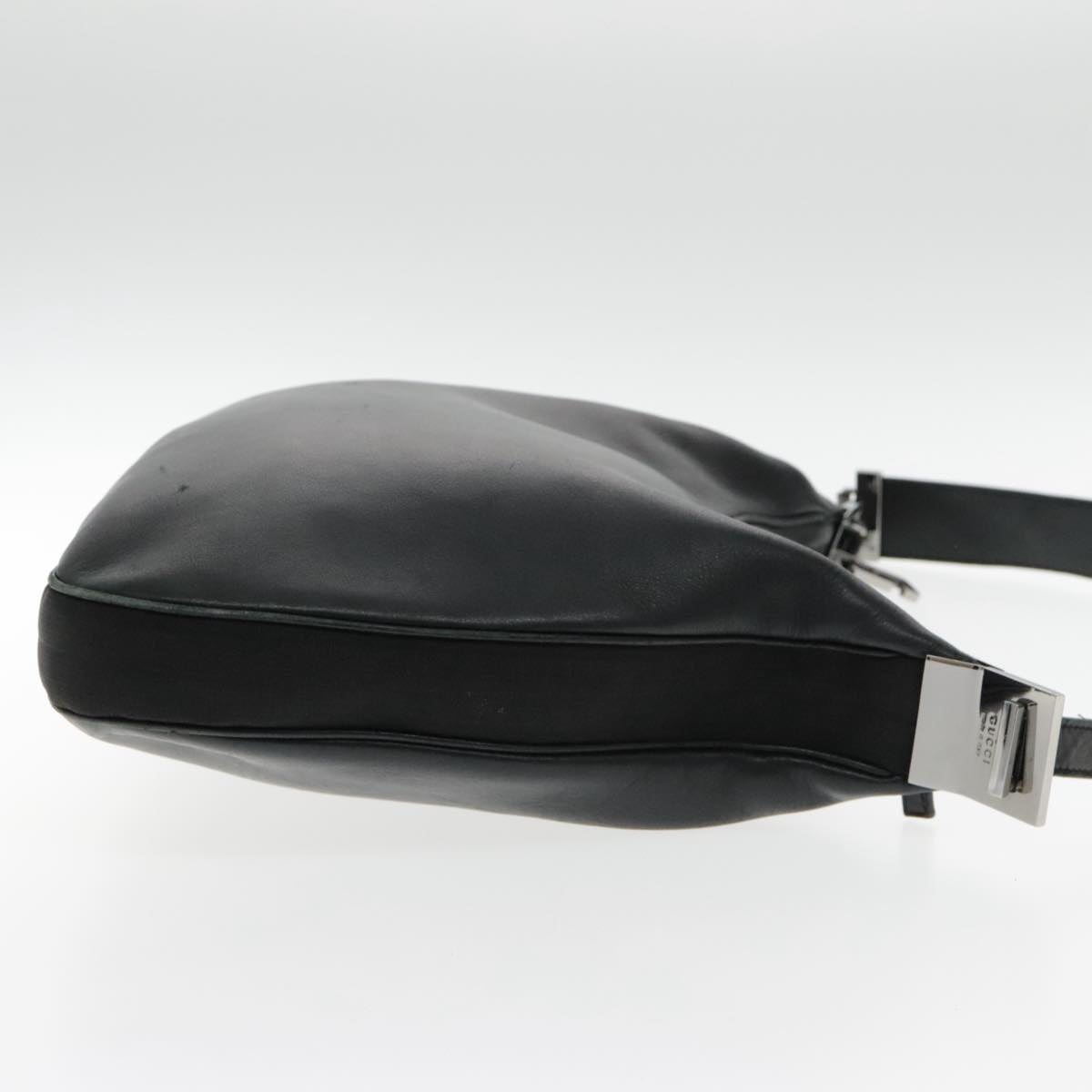 Gucci Hobo Black Leather Shoulder Bag ()