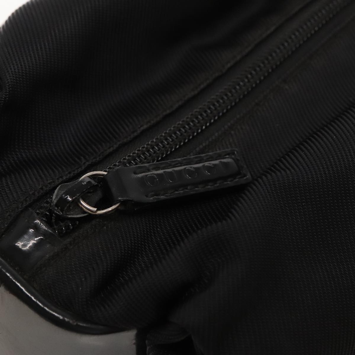 Gucci Bamboo Black Synthetic Handbag ()