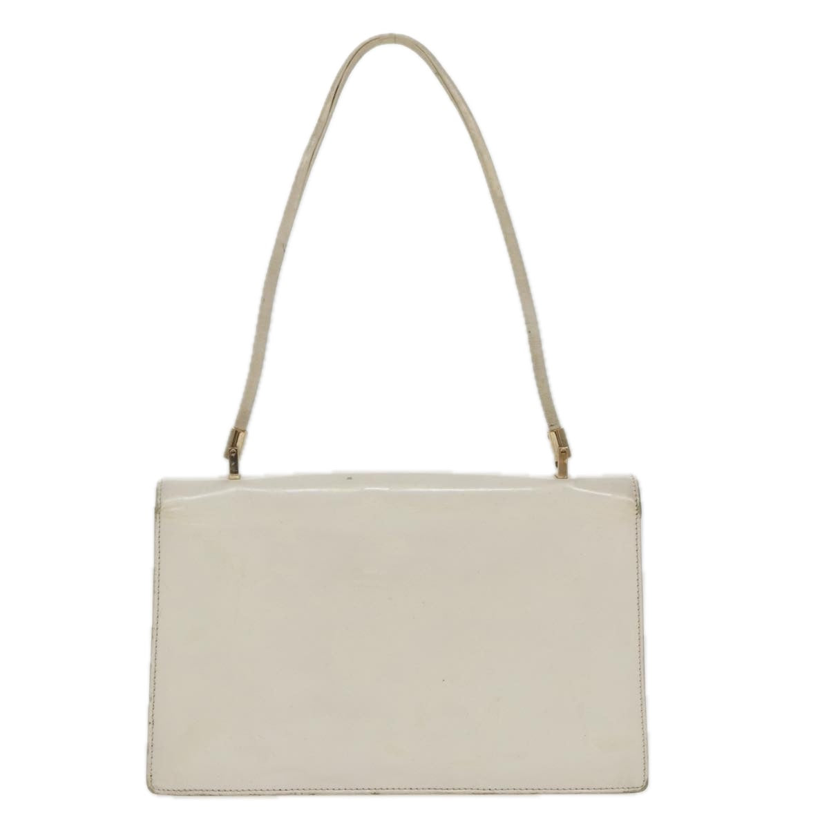 Gucci White Leather Shoulder Bag ()