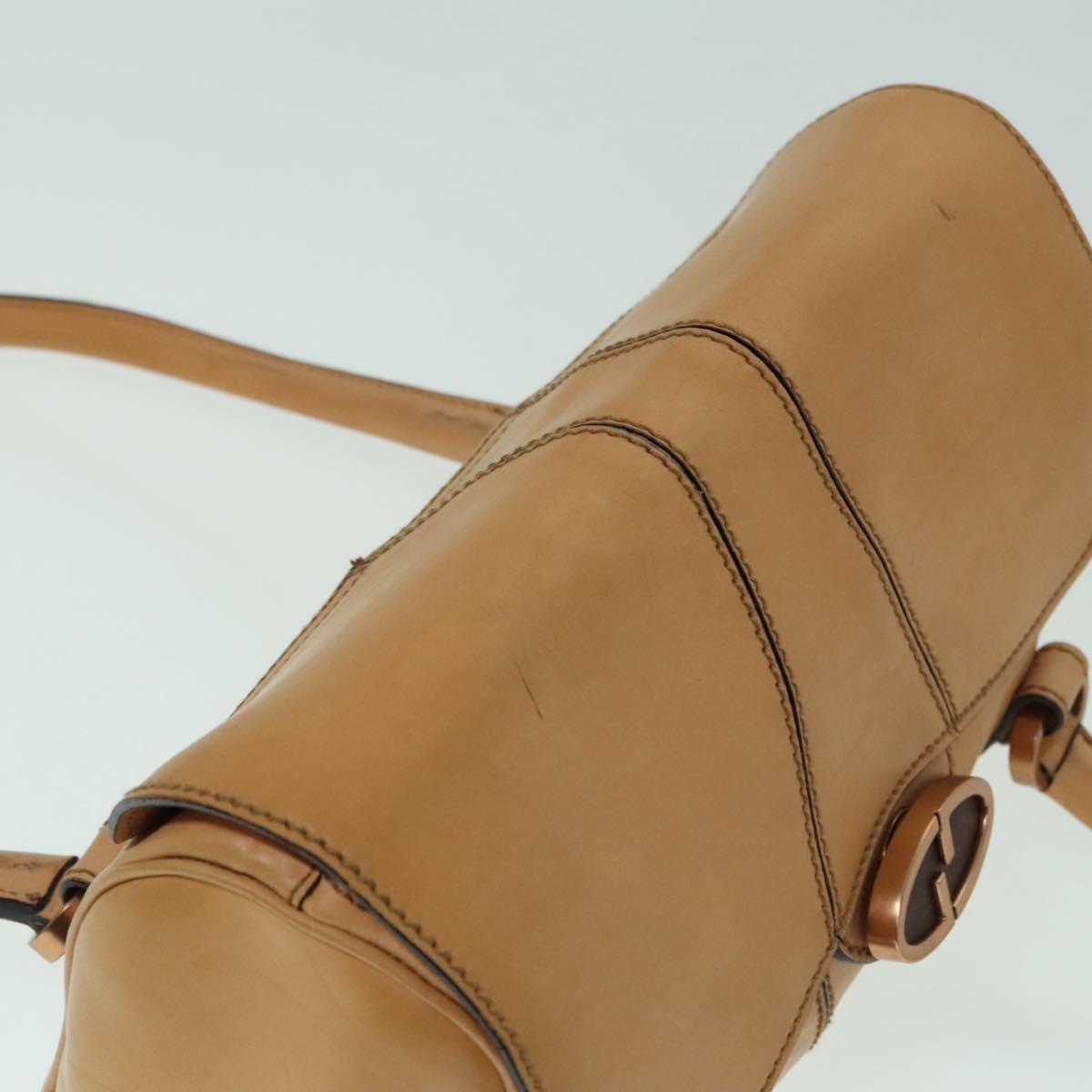 Gucci Beige Leather Handbag ()