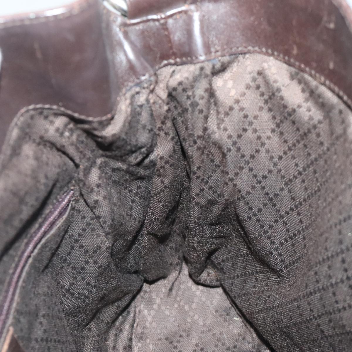 Gucci Bamboo Brown Synthetic Handbag ()