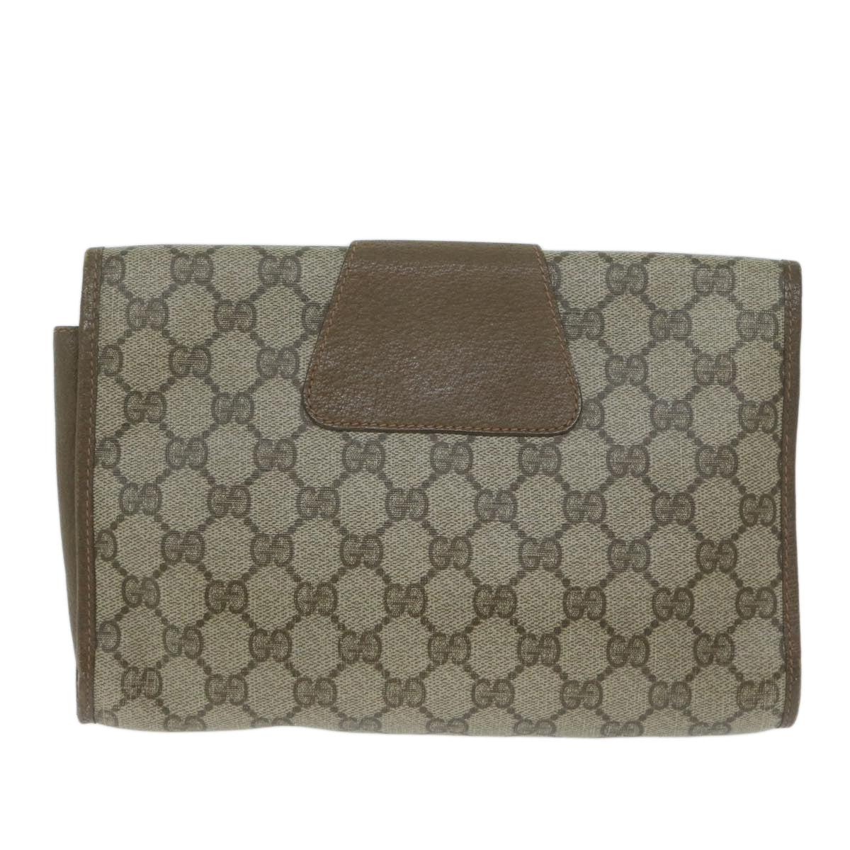 Gucci Ophidia Beige Canvas Clutch Bag ()