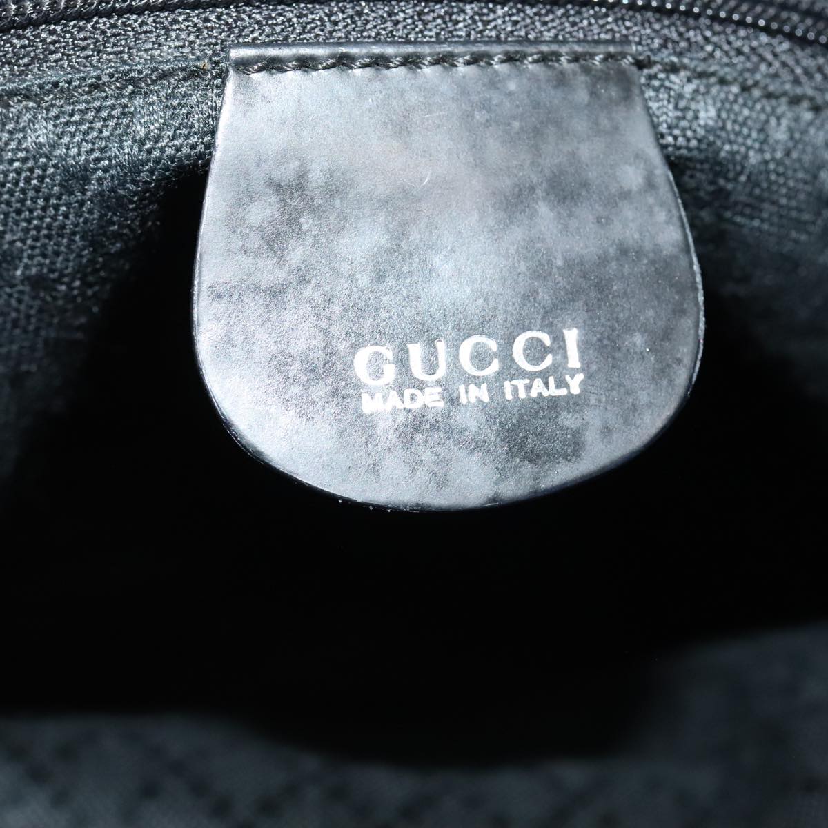 Gucci Bamboo Black Synthetic Handbag ()