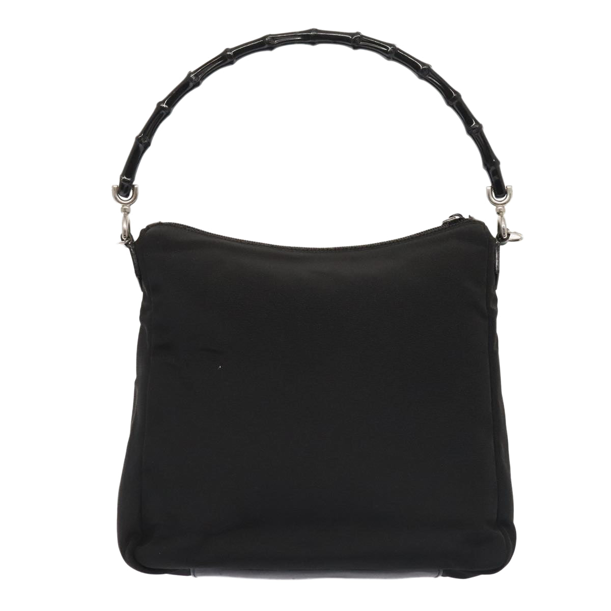 Gucci Bamboo Black Synthetic Handbag ()
