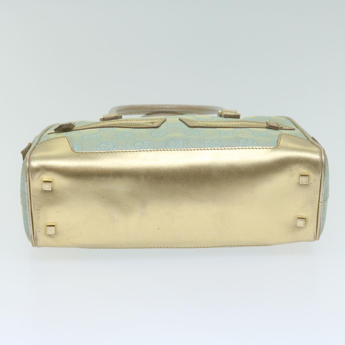 Gucci Gg Canvas Blue Canvas Handbag ()