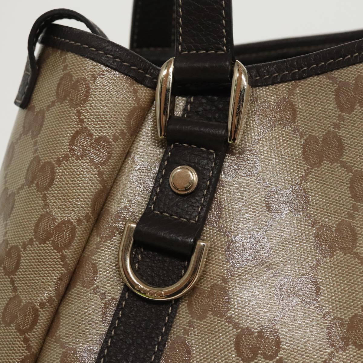 Gucci Abbey Beige Canvas Tote Bag ()