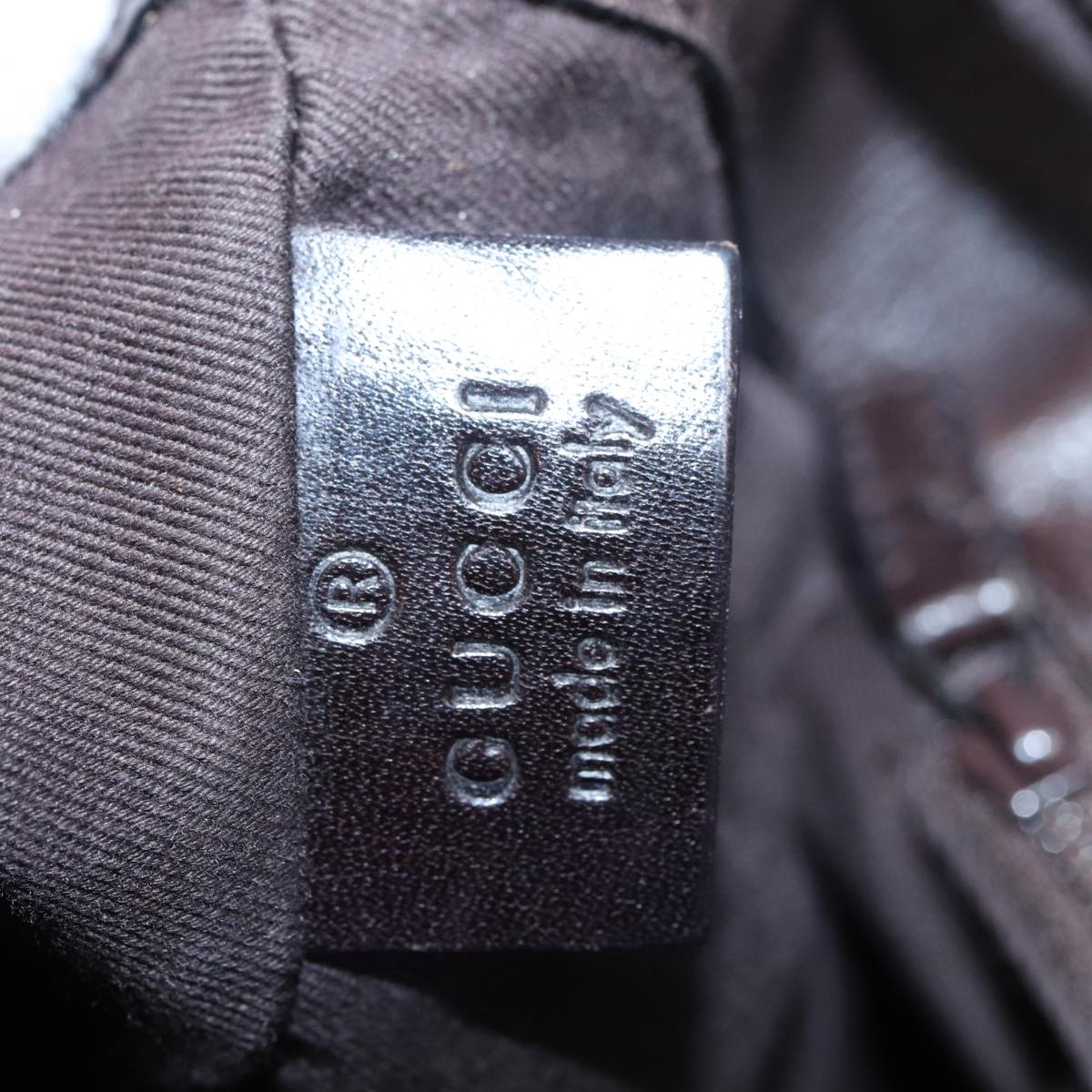 Gucci Gg Canvas Black Canvas Shoulder Bag ()