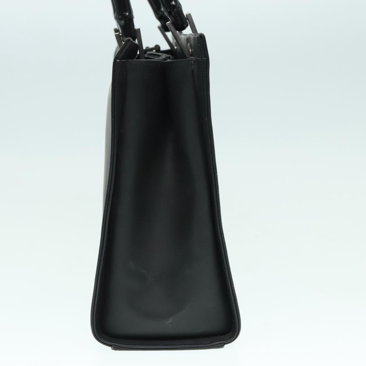 Gucci Bamboo Black Leather Handbag ()