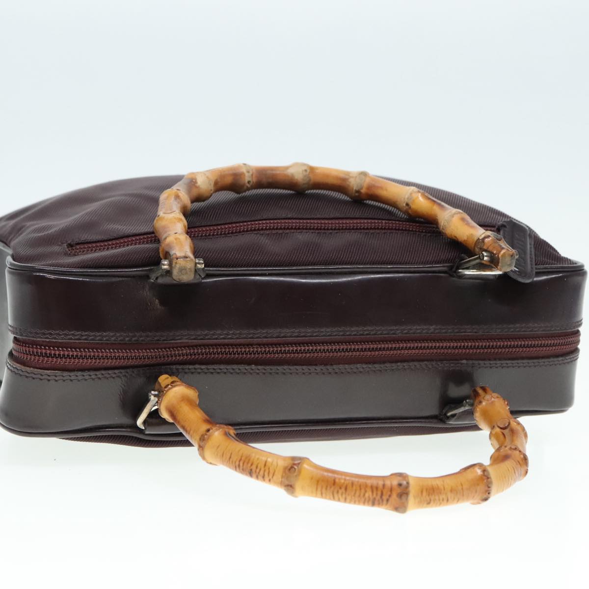 Gucci Bamboo Brown Synthetic Handbag ()