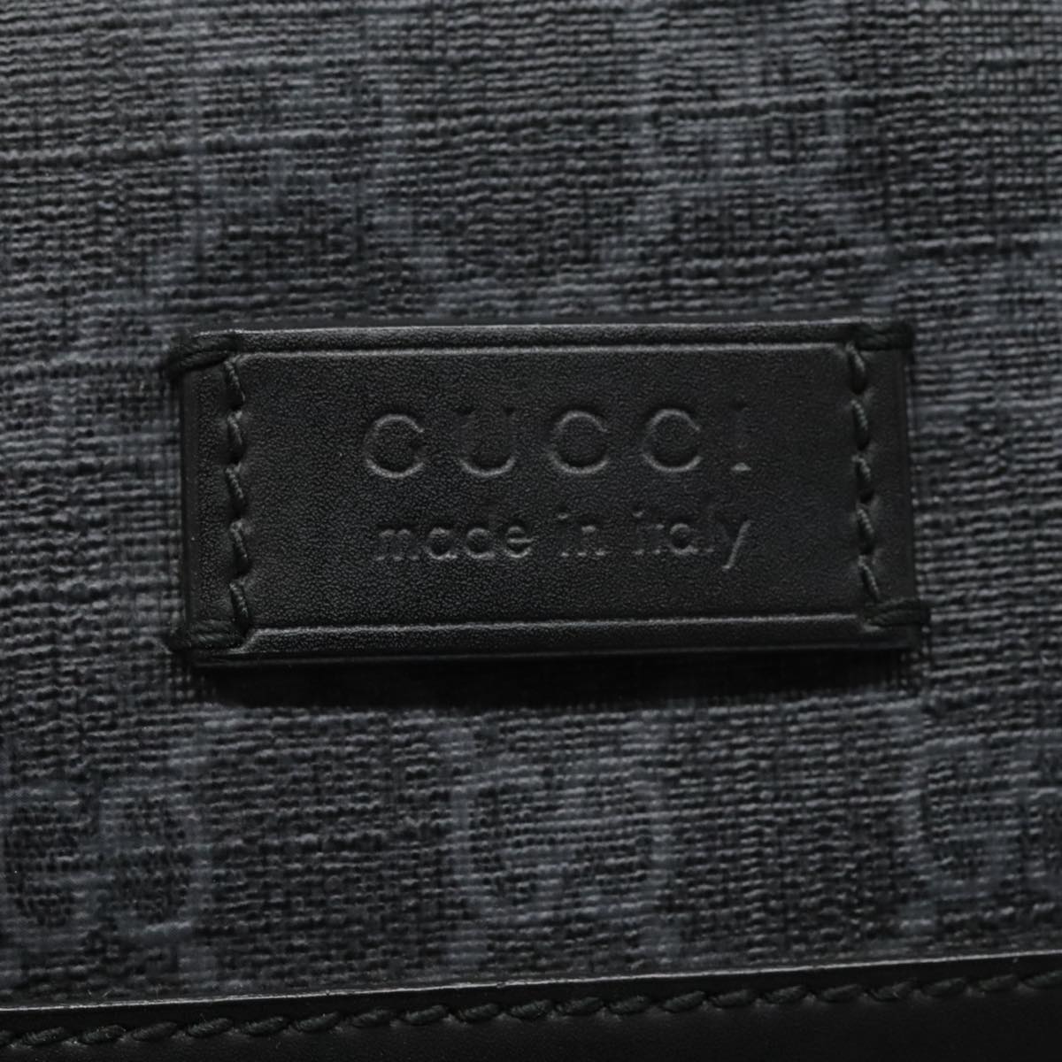 Gucci Jackie Black Canvas Shoulder Bag ()