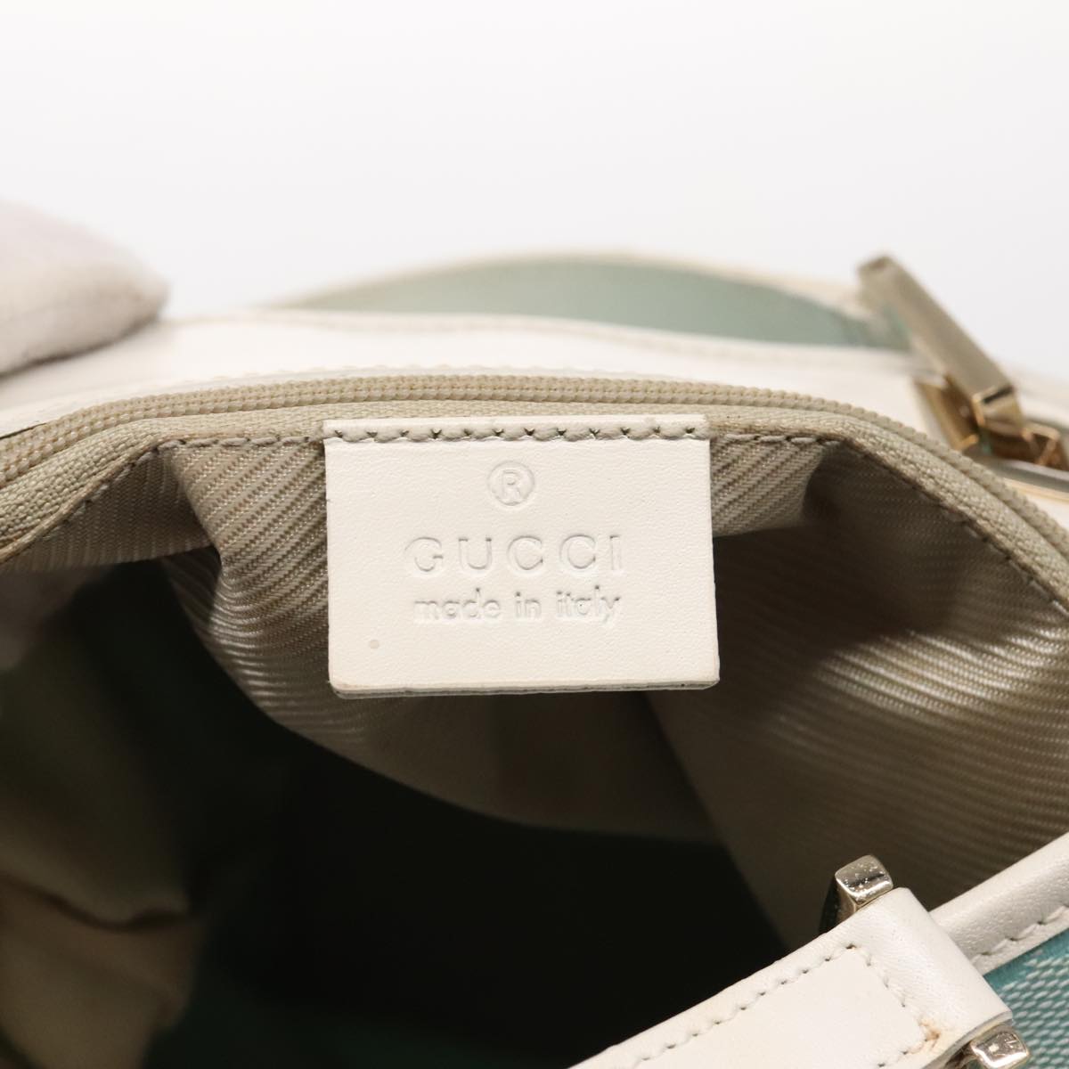 Gucci Blue Canvas Tote Bag ()