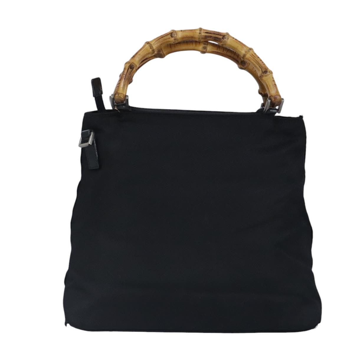 Gucci Bamboo Black Synthetic Handbag ()