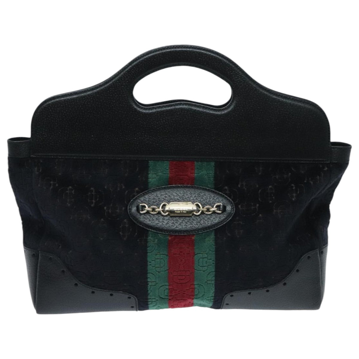 Gucci Ophidia Black Synthetic Handbag ()