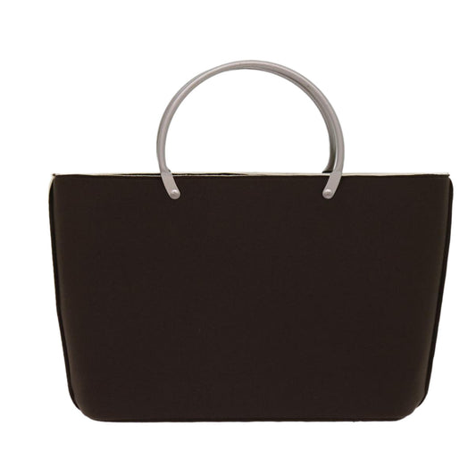 Chanel Brown Synthetic Handbag ()