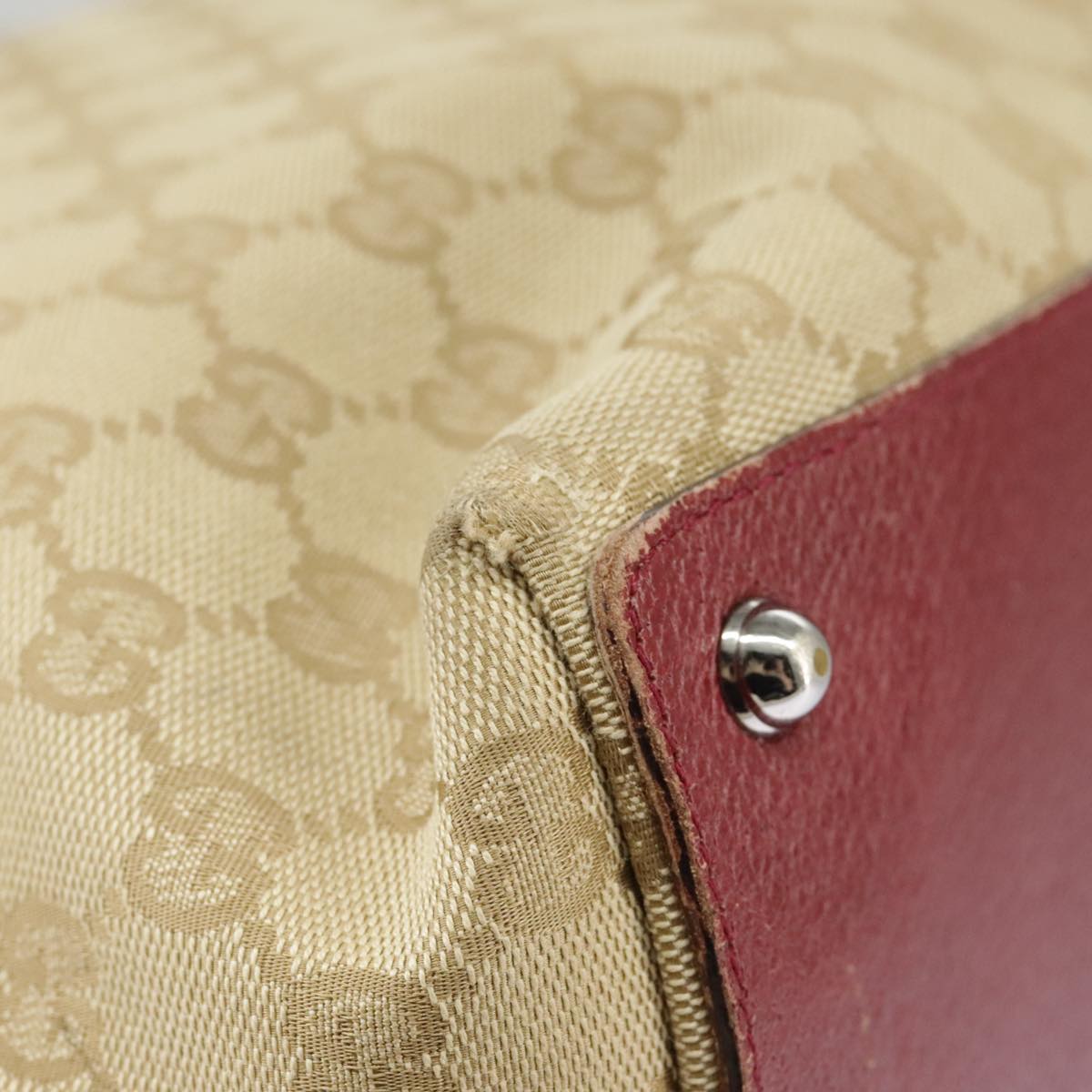 Gucci Beige Canvas Tote Bag ()