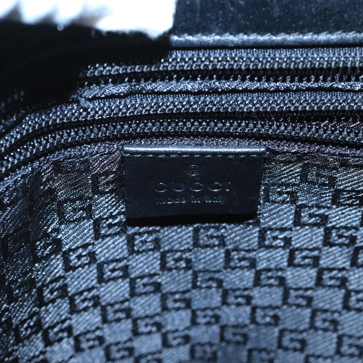 Gucci Black Canvas Tote Bag ()