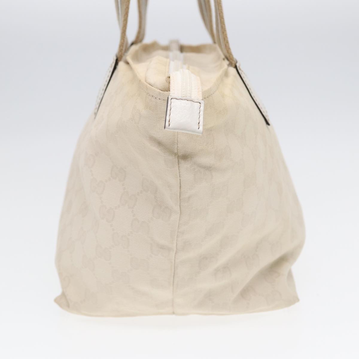 Gucci Gg Canvas White Canvas Tote Bag ()