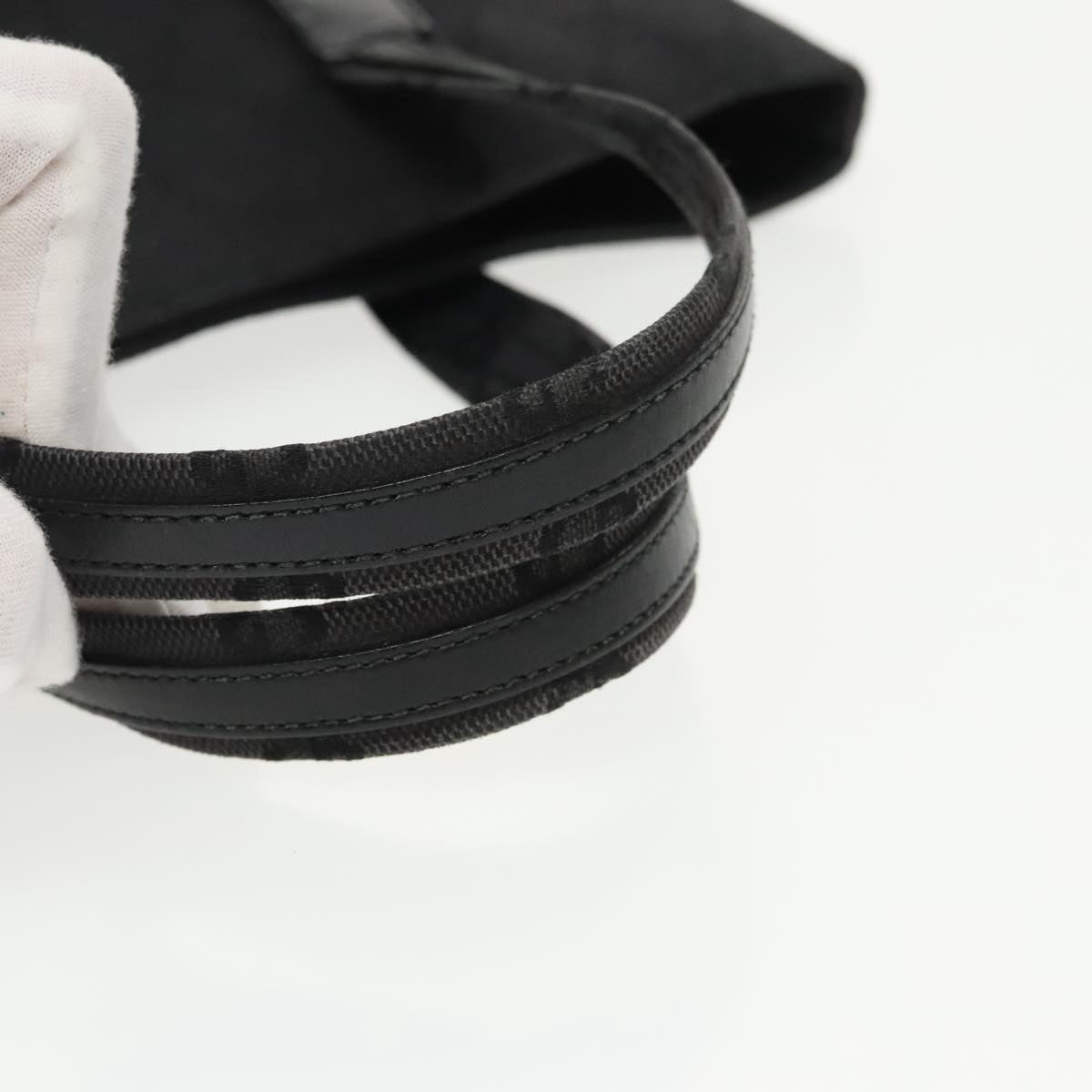 Gucci Black Canvas Handbag ()