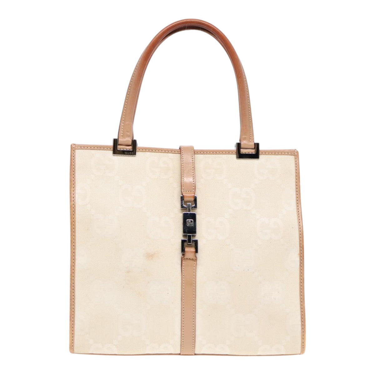 Gucci Soho Beige Canvas Handbag ()