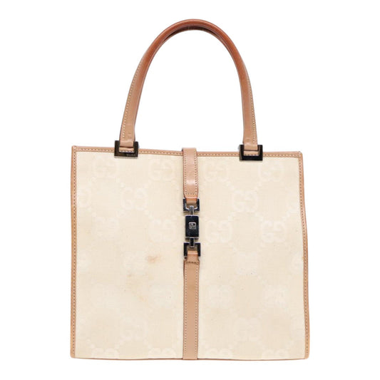 Gucci Soho Beige Canvas Handbag ()