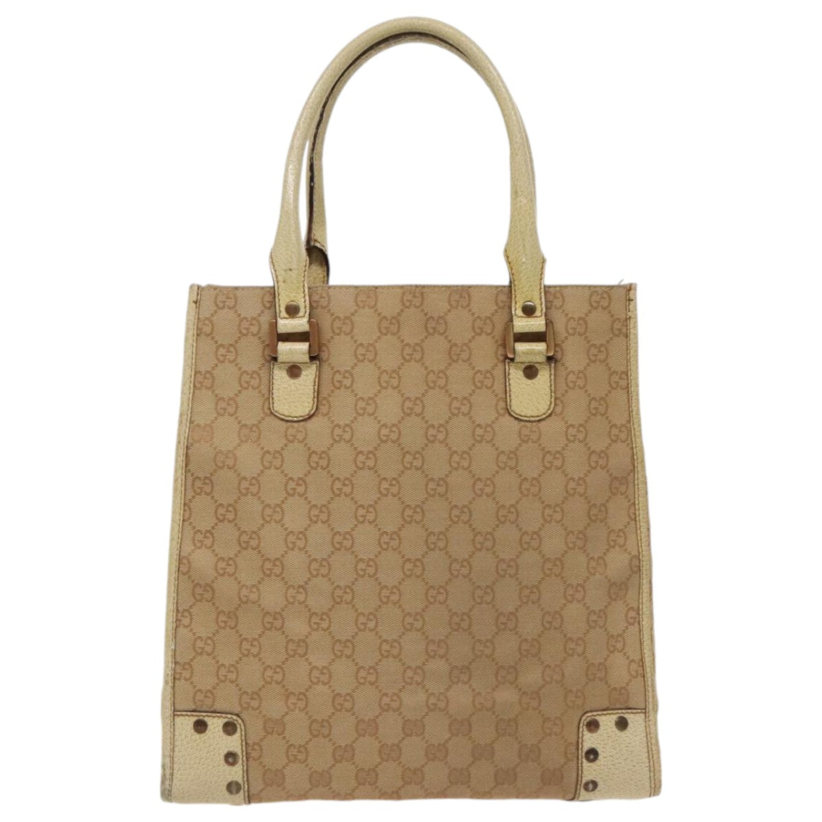 Gucci Beige Canvas Tote Bag ()