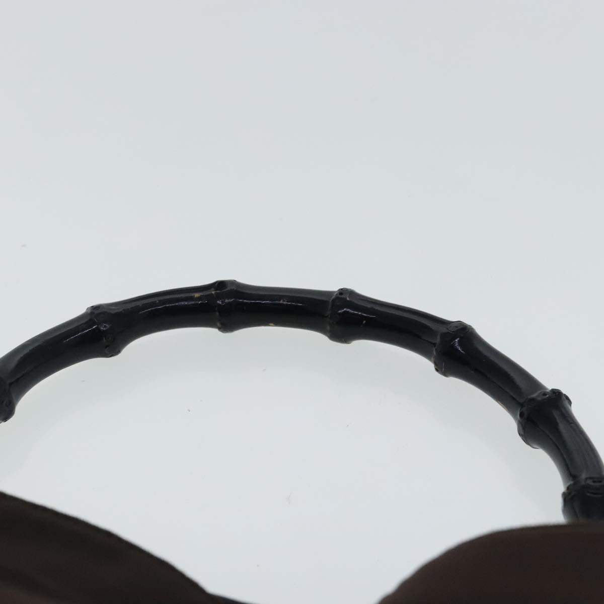 Gucci Bamboo Brown Synthetic Handbag ()