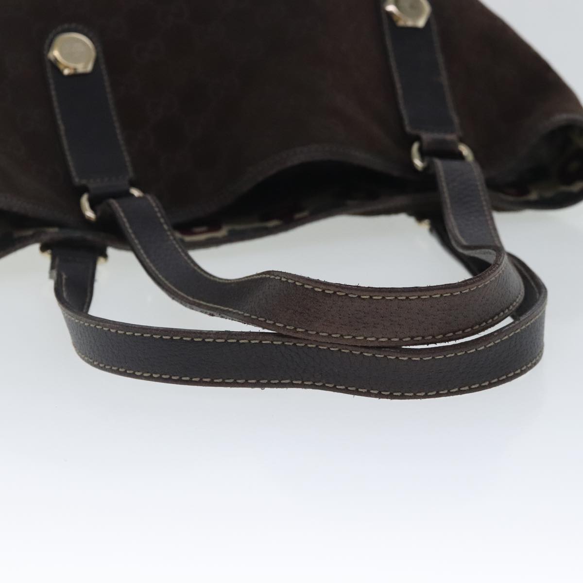 Gucci Brown Suede Tote Bag ()