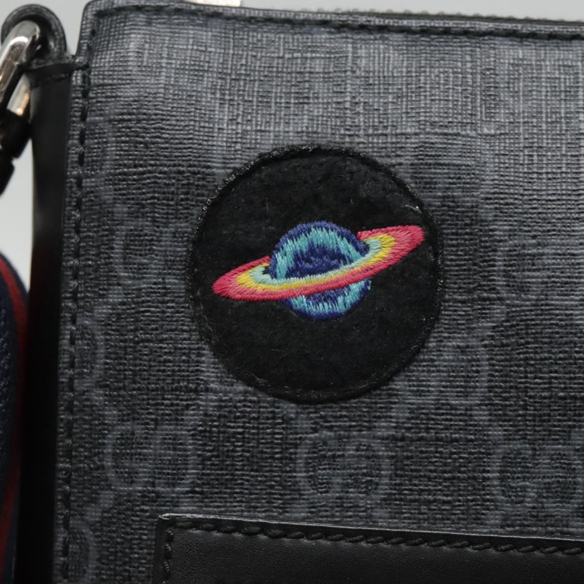 Gucci Jackie Black Canvas Shoulder Bag ()