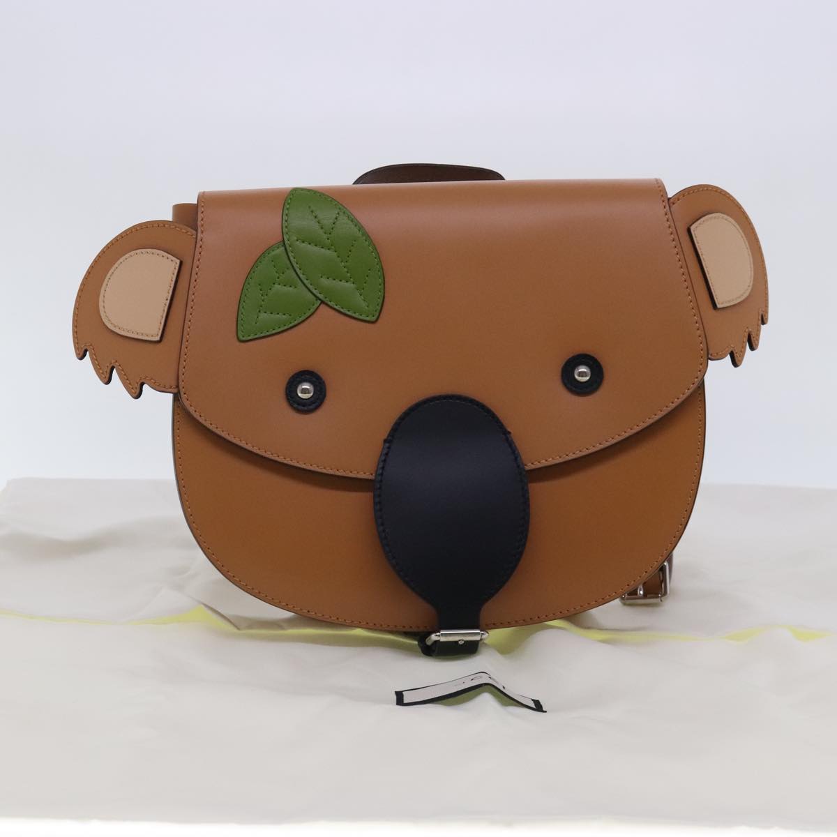 Gucci Brown Leather Backpack Bag ()